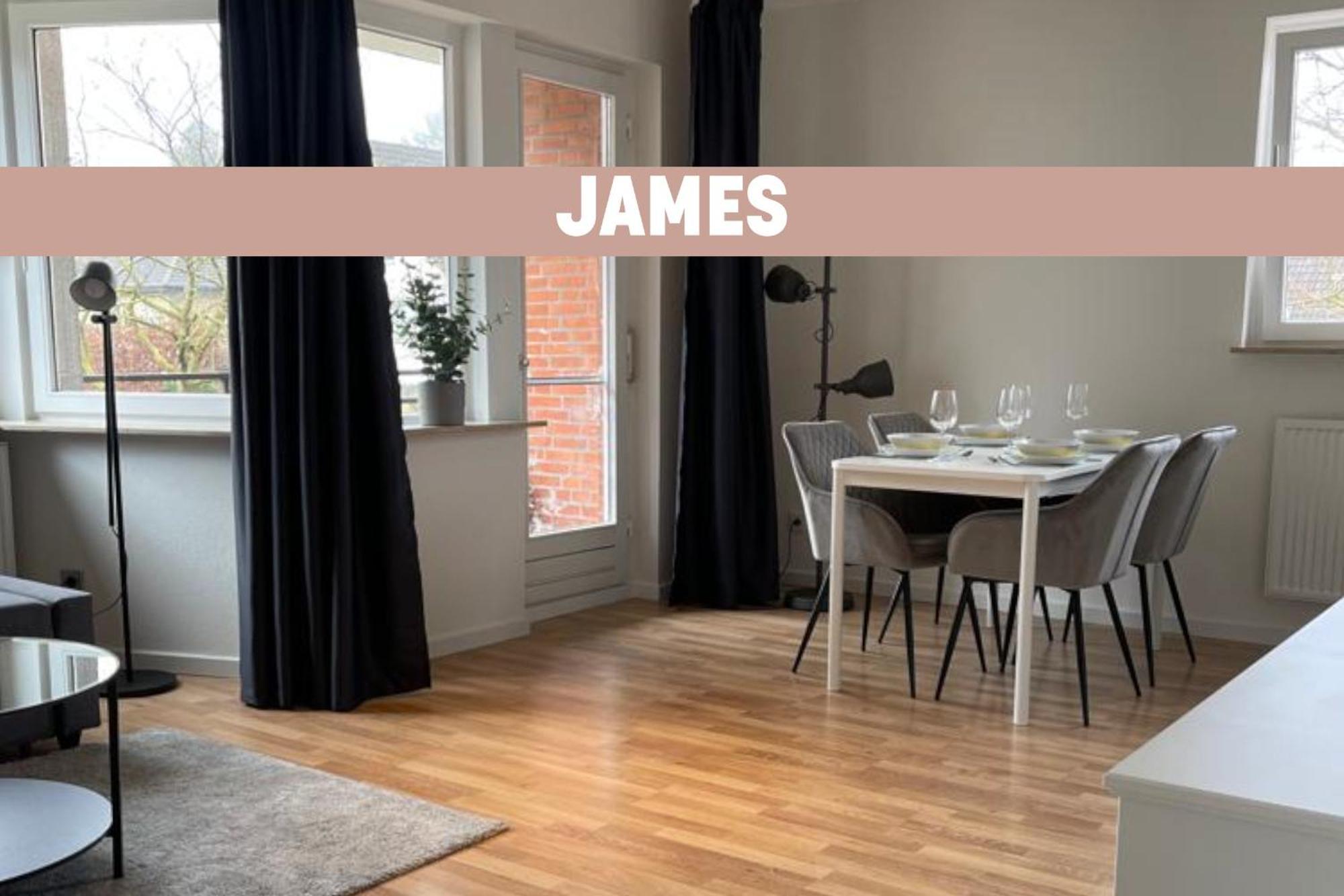 James -Ferienwohnung Mit Balkon In Strand Und Wald Naehe เฟลนส์บวร์ก ภายนอก รูปภาพ